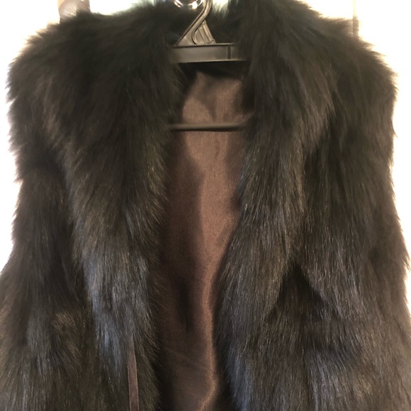Real Black Fur Vest - Picture 9 of 13